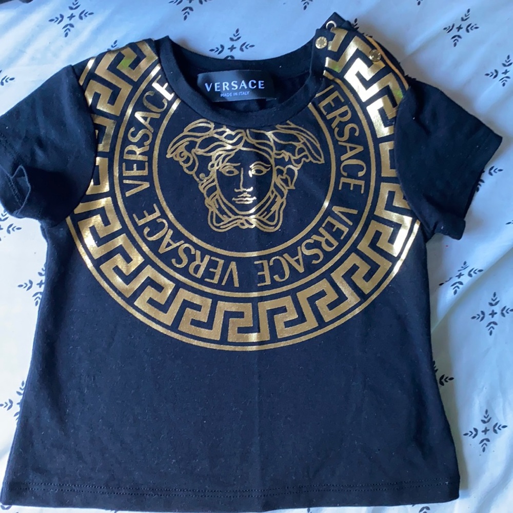Versace shirt work for phot shoot. 9-12 months